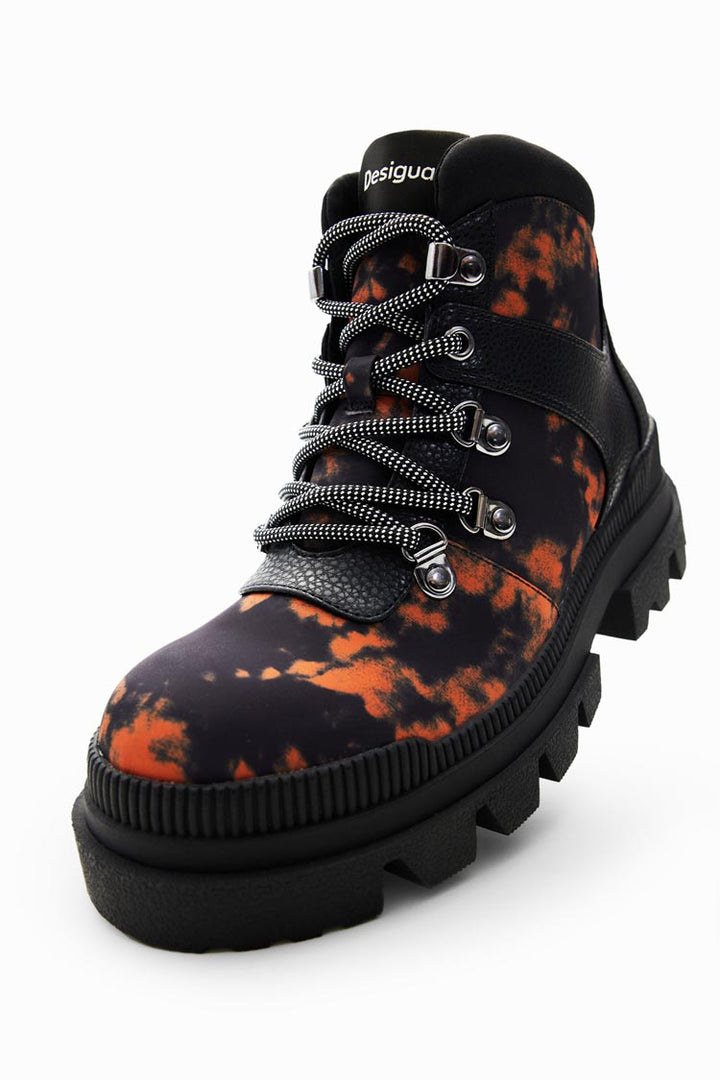 Printed Trekking Ankle Boots