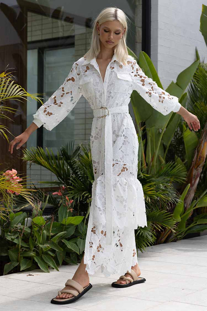 Promenade Shirt Midi Dress | FINAL SALE