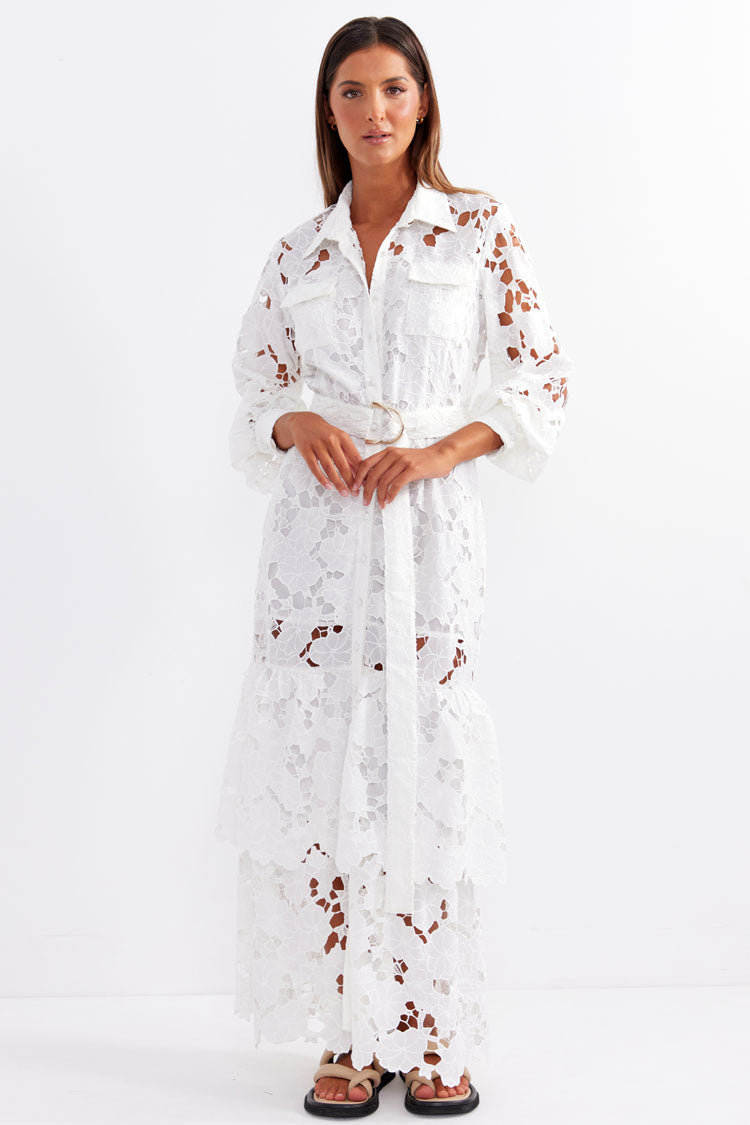 Promenade Shirt Midi Dress | FINAL SALE