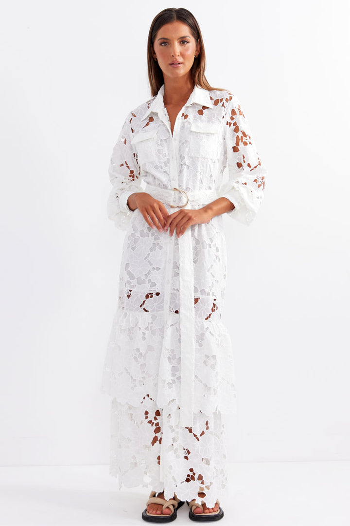 Promenade Shirt Midi Dress | FINAL SALE