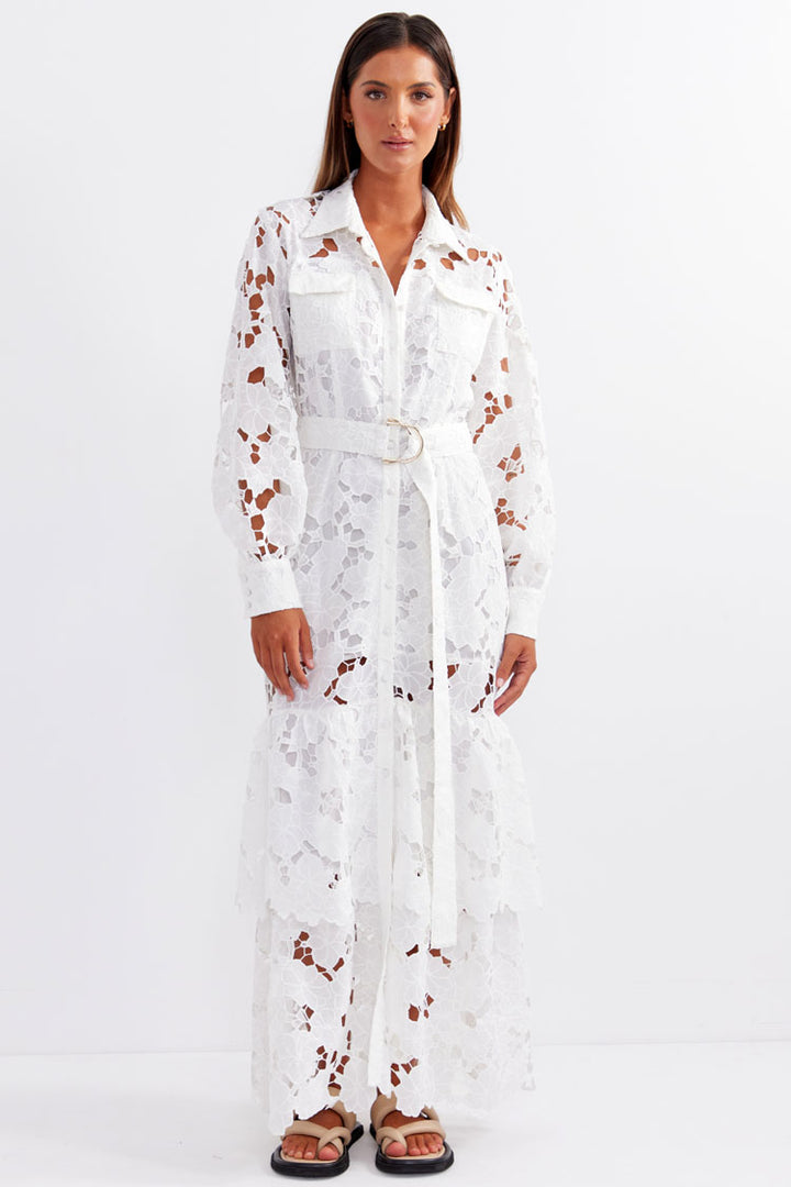 Promenade Shirt Midi Dress | FINAL SALE