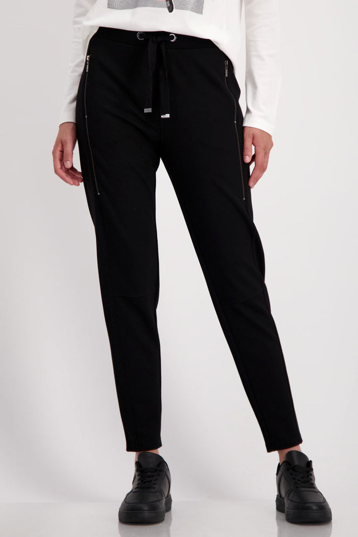 Pull-On Trousers with Zip Pockets