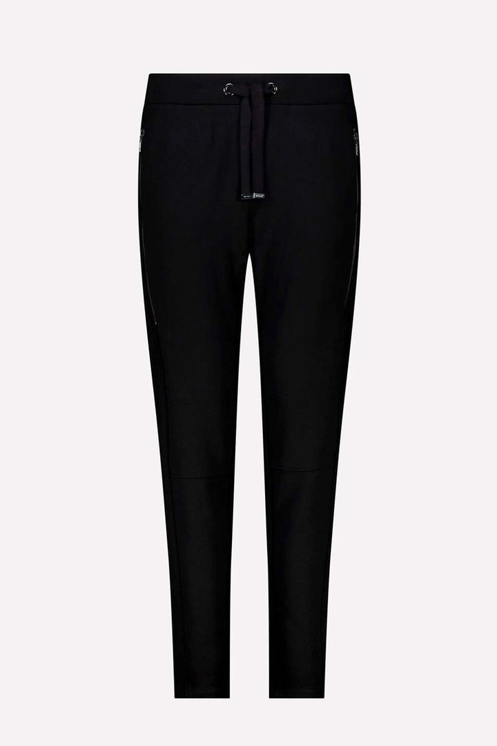 Pull-On Trousers with Zip Pockets