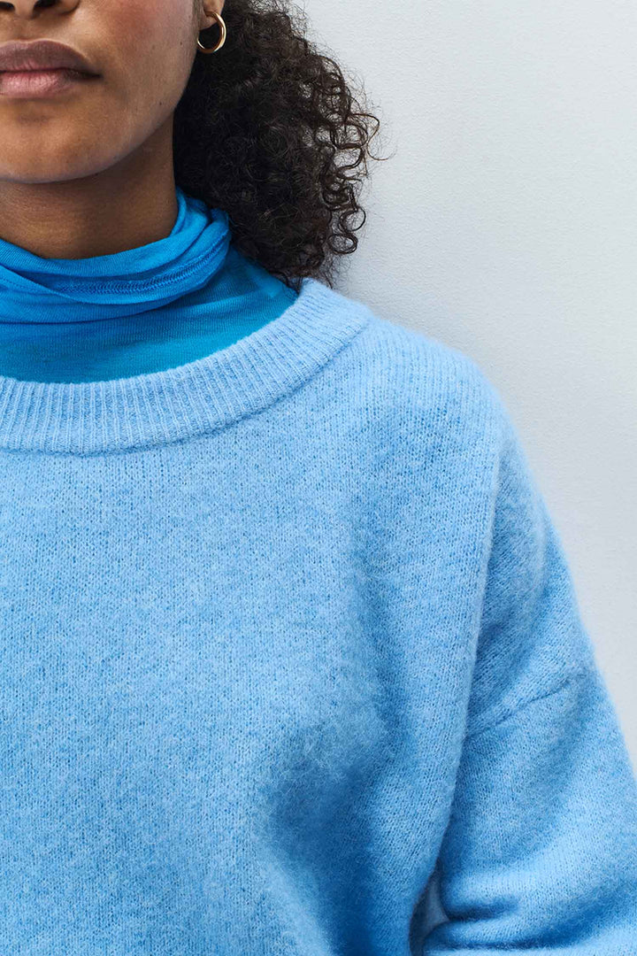 Vitow B-Neck LS Jumper in Atmosphere Melange