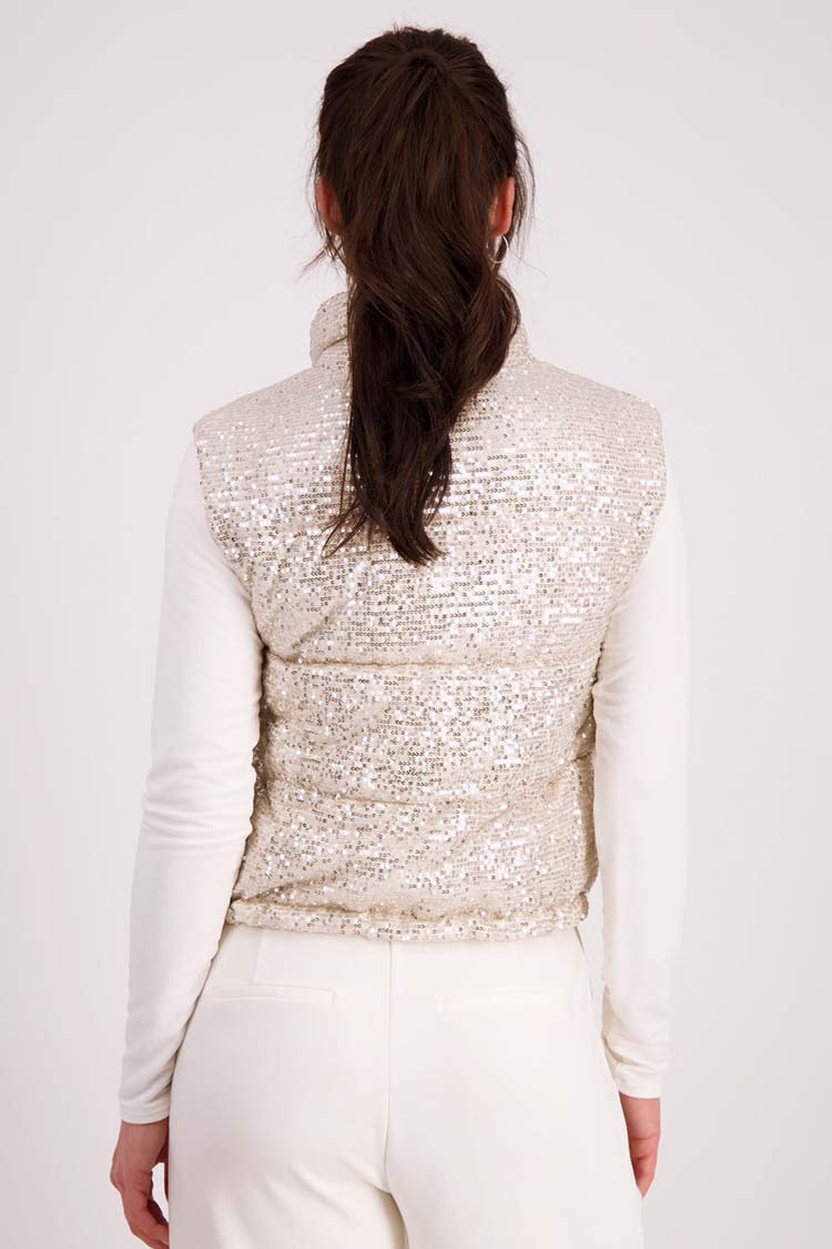 Quilted Sequin Vest | FINAL SALE