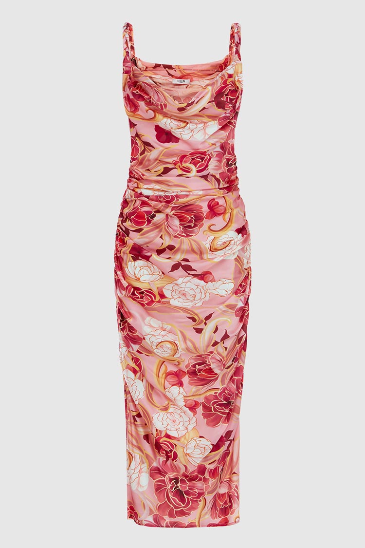 Rachel Cowl Neck Slip Dress - Adorn Passion