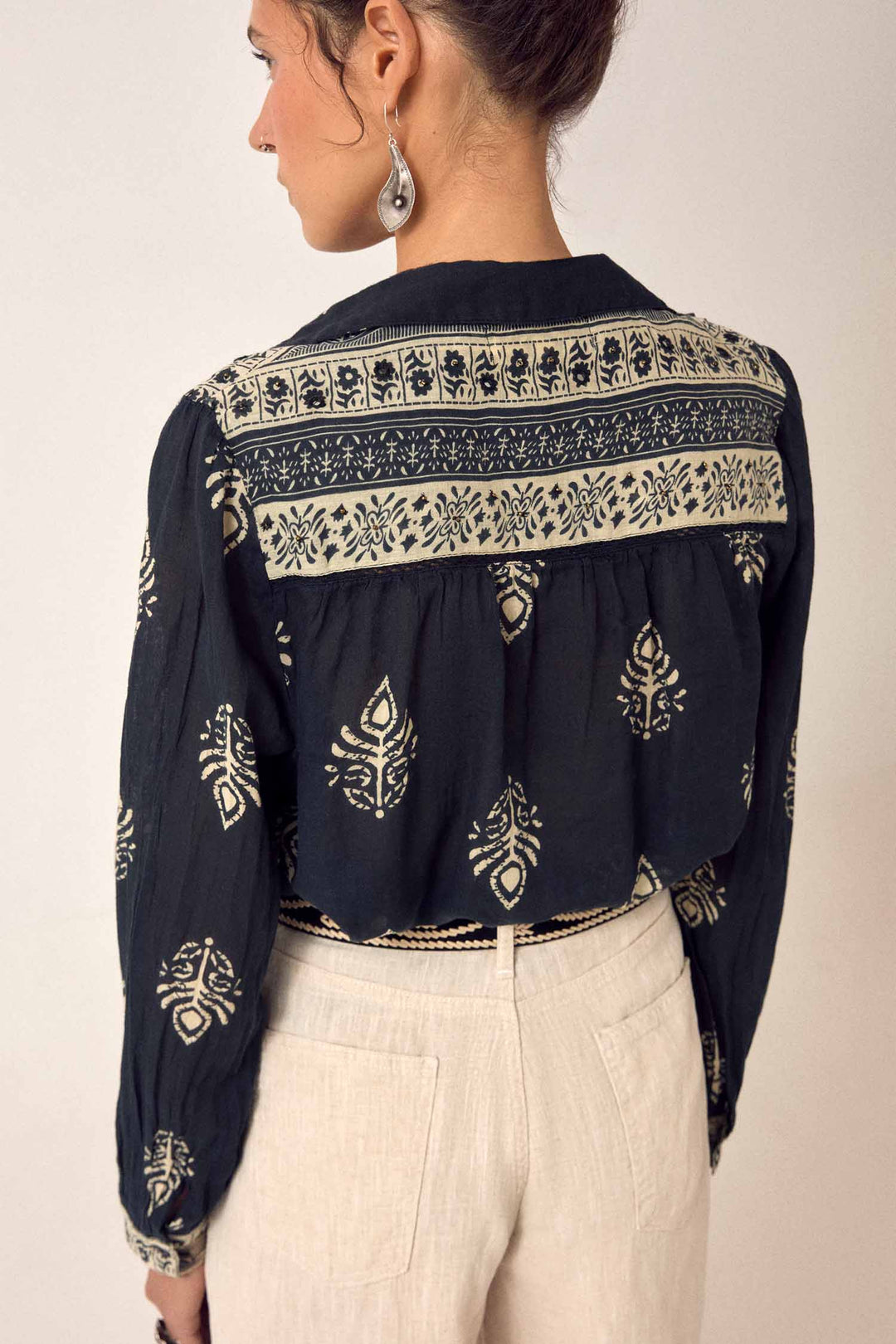 Rani Shirt in Black Henna