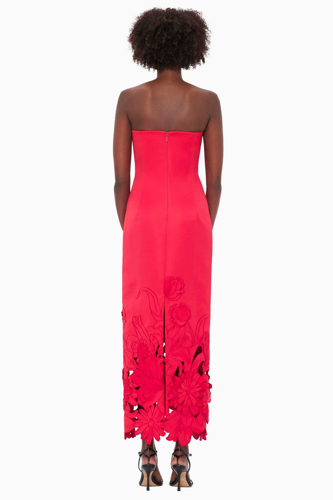 Rayna Applique Bustier Maxi Dress - Rosa