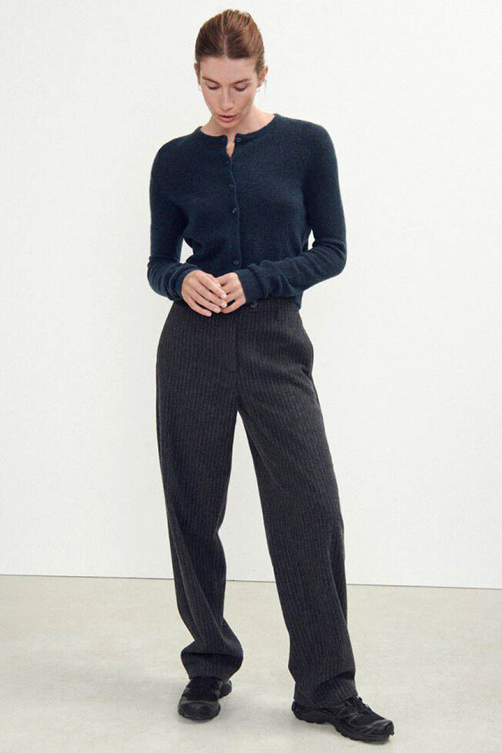 Razpark Short Cardigan in Abyss Melange