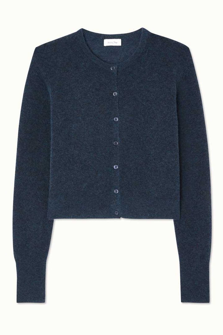 Razpark Short Cardigan in Abyss Melange