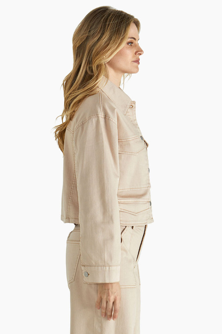 Reece Jacket in Tan Wash