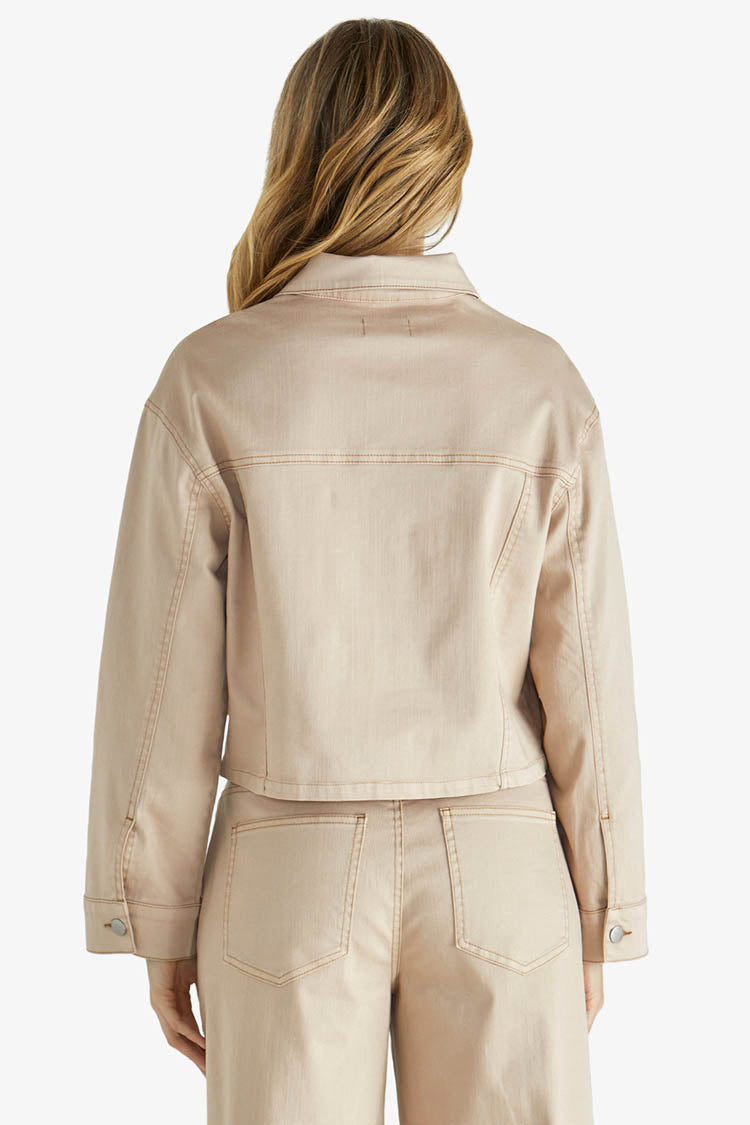 Reece Jacket in Tan Wash