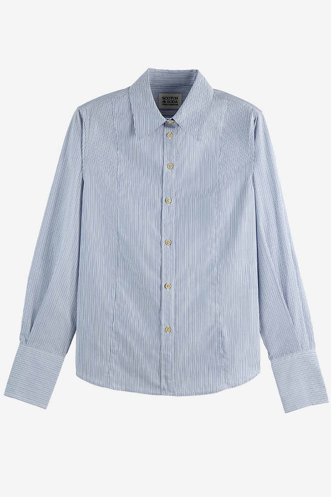 Regular Fit Poplin Shirt in Infinity Stripe