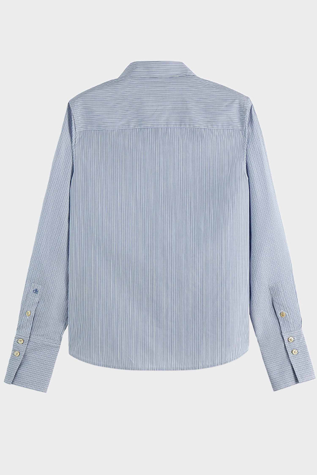 Regular Fit Poplin Shirt in Infinity Stripe