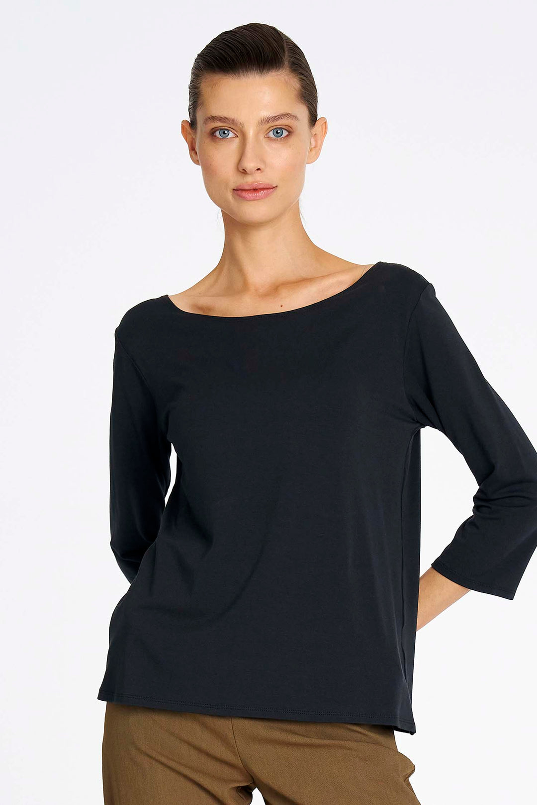 Relaxed Boat Neck in Canyon