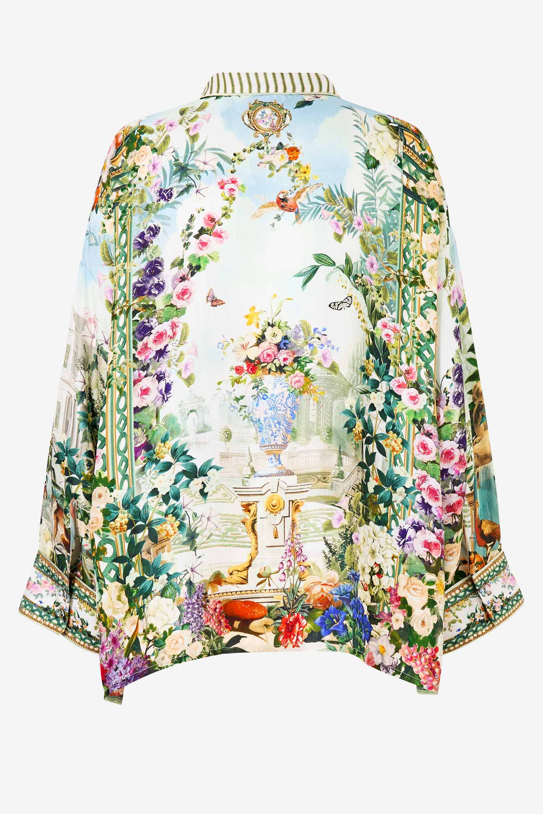 Relaxed Collared Shirt with Pocket in Art For The Empress
