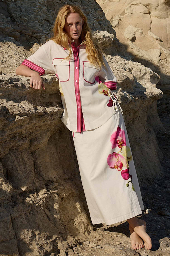 Remy Shirt in Antique Phalae