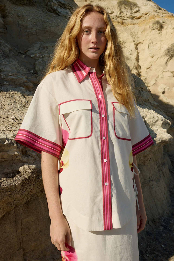 Remy Shirt in Antique Phalae