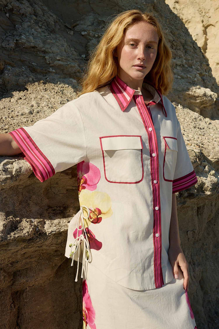 Remy Shirt in Antique Phalae