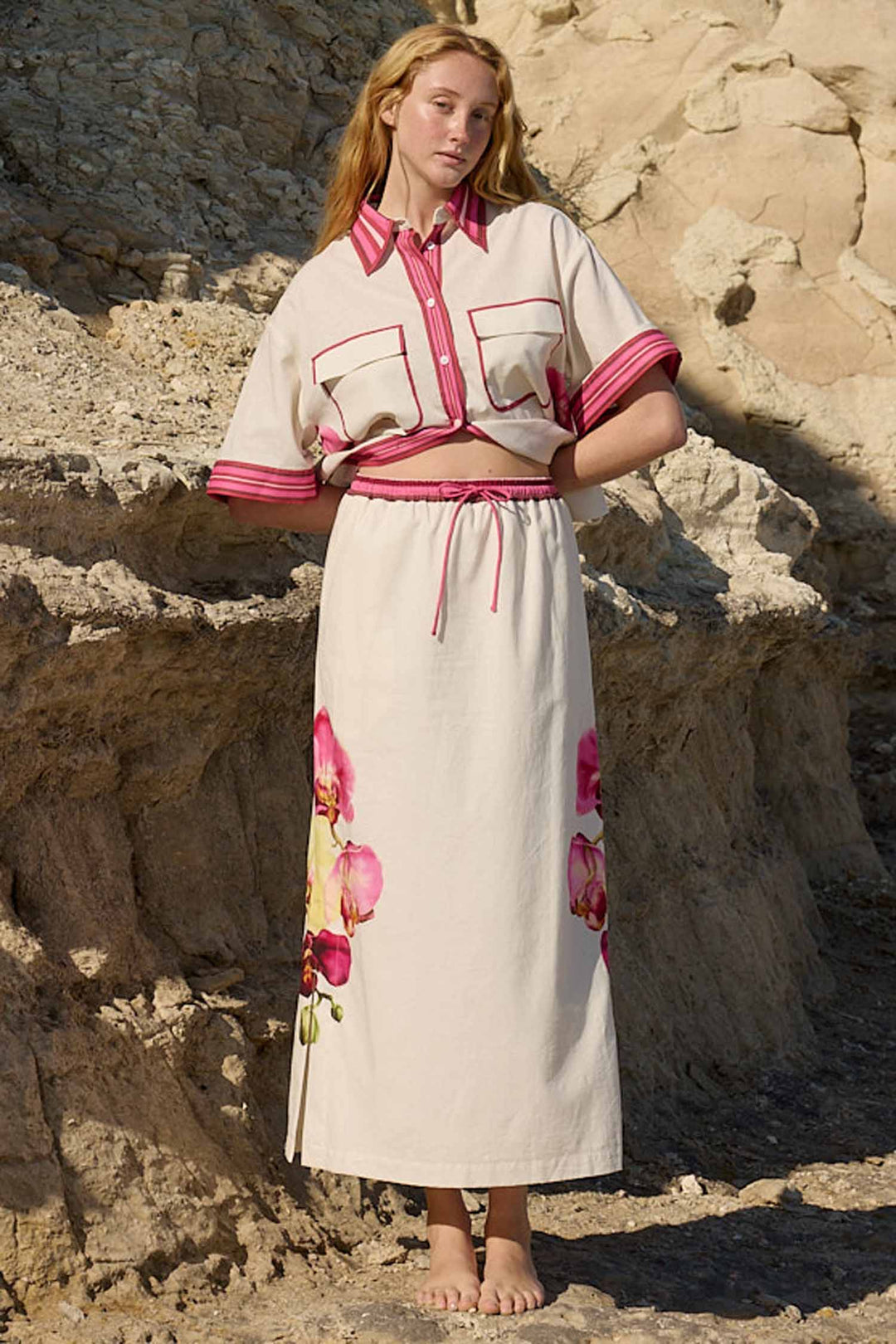 Remy Shirt in Antique Phalae