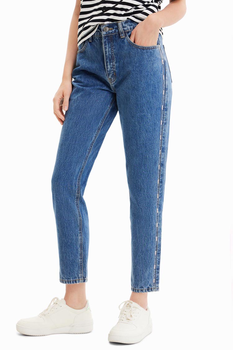 Rhinestone Mum Jeans | FINAL SALE