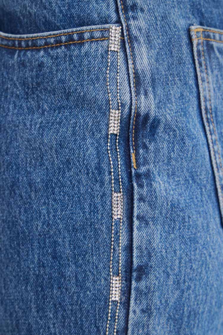 Rhinestone Mum Jeans | FINAL SALE