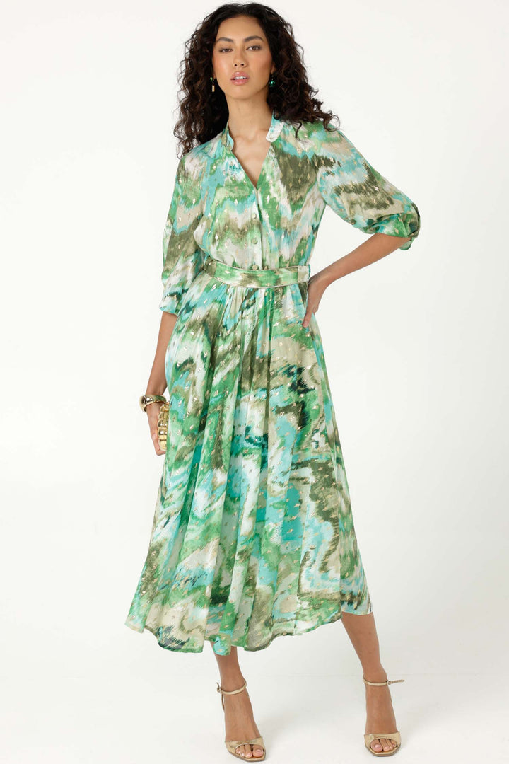 Rhodes Skirt in Green Turquoise