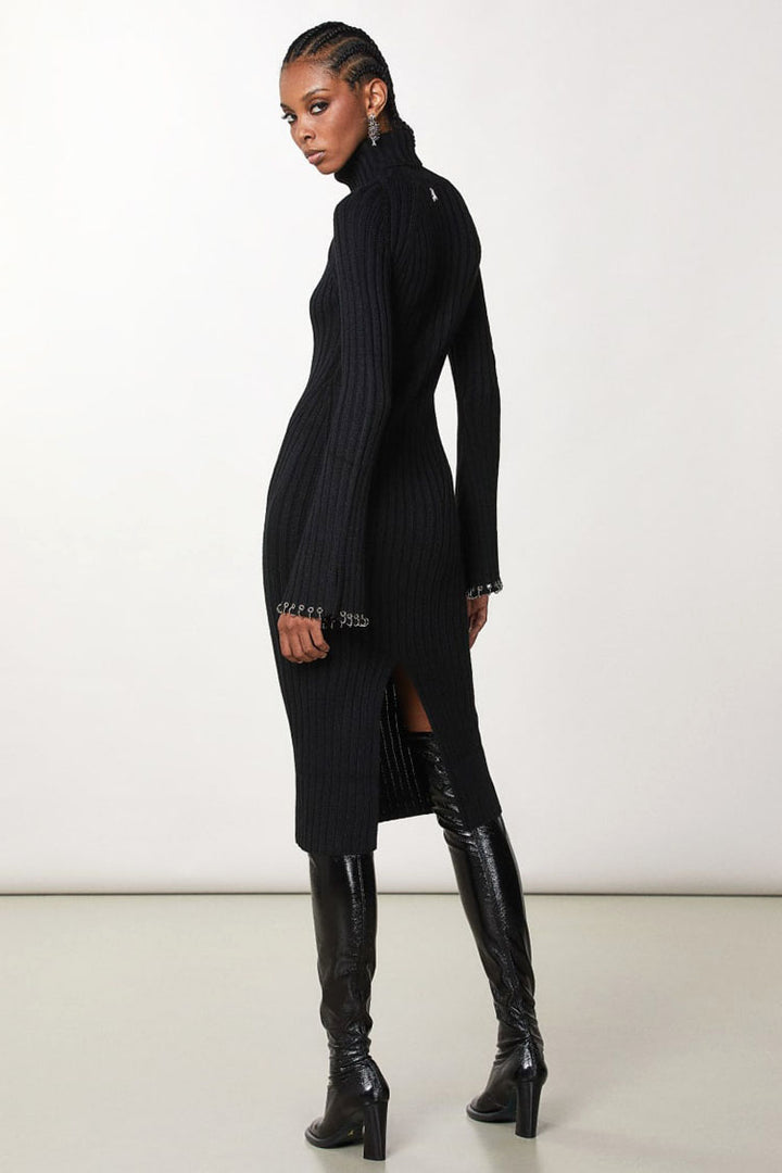Ribbed Cut-out Knit Dress | FINAL SALE