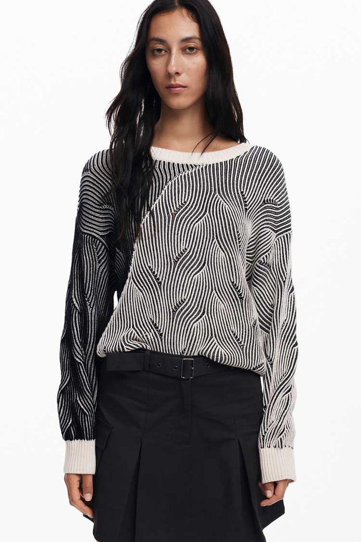 Ribbed Knit Sweater