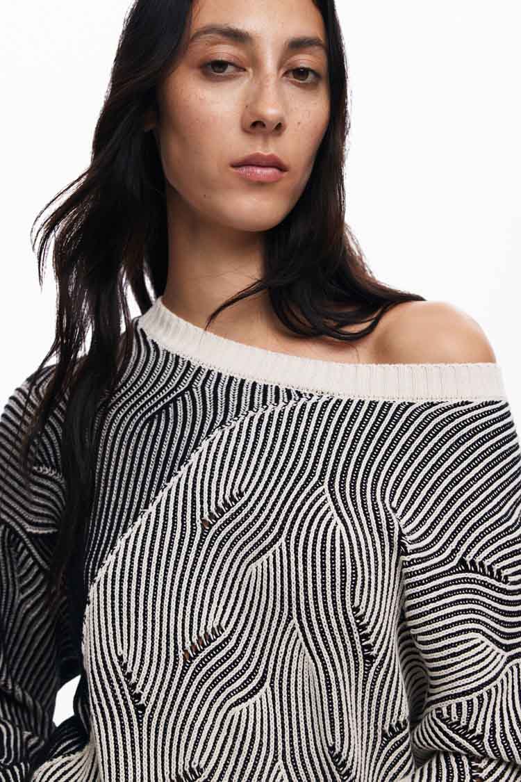 Ribbed Knit Sweater