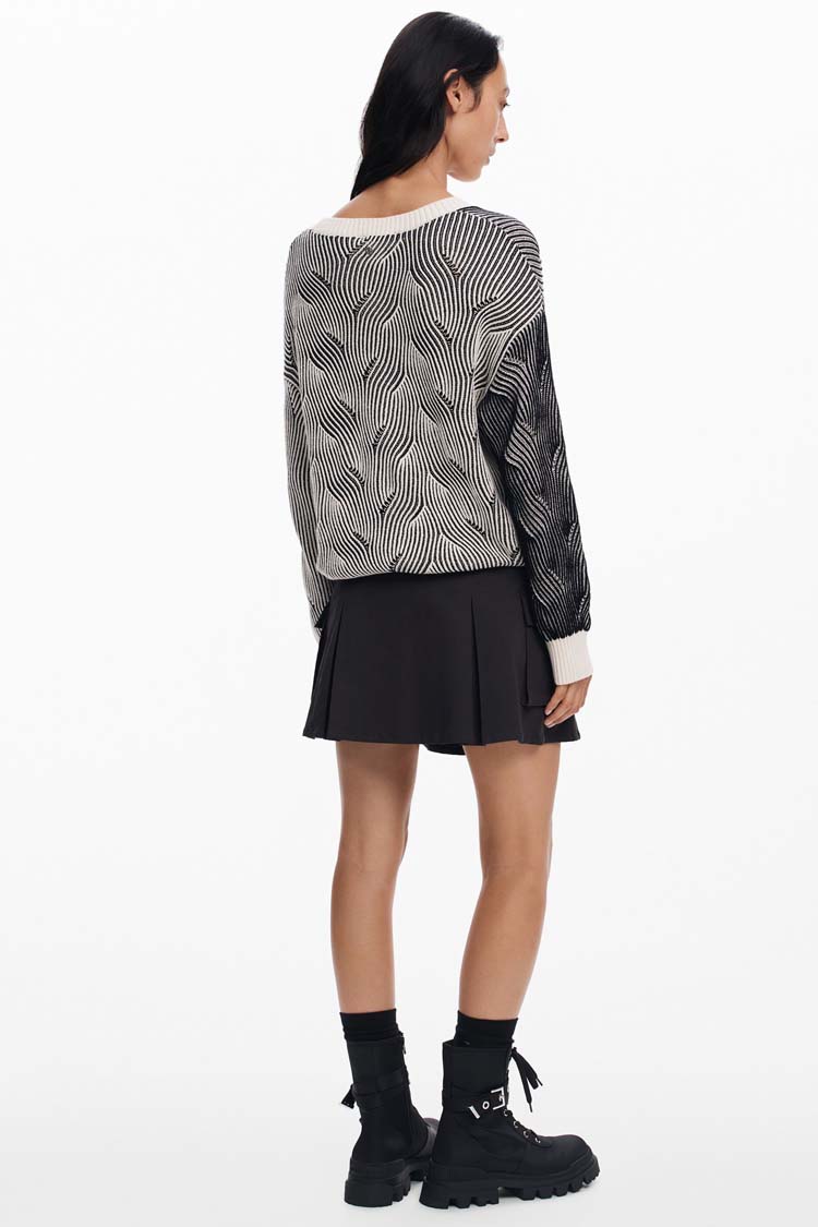 Ribbed Knit Sweater