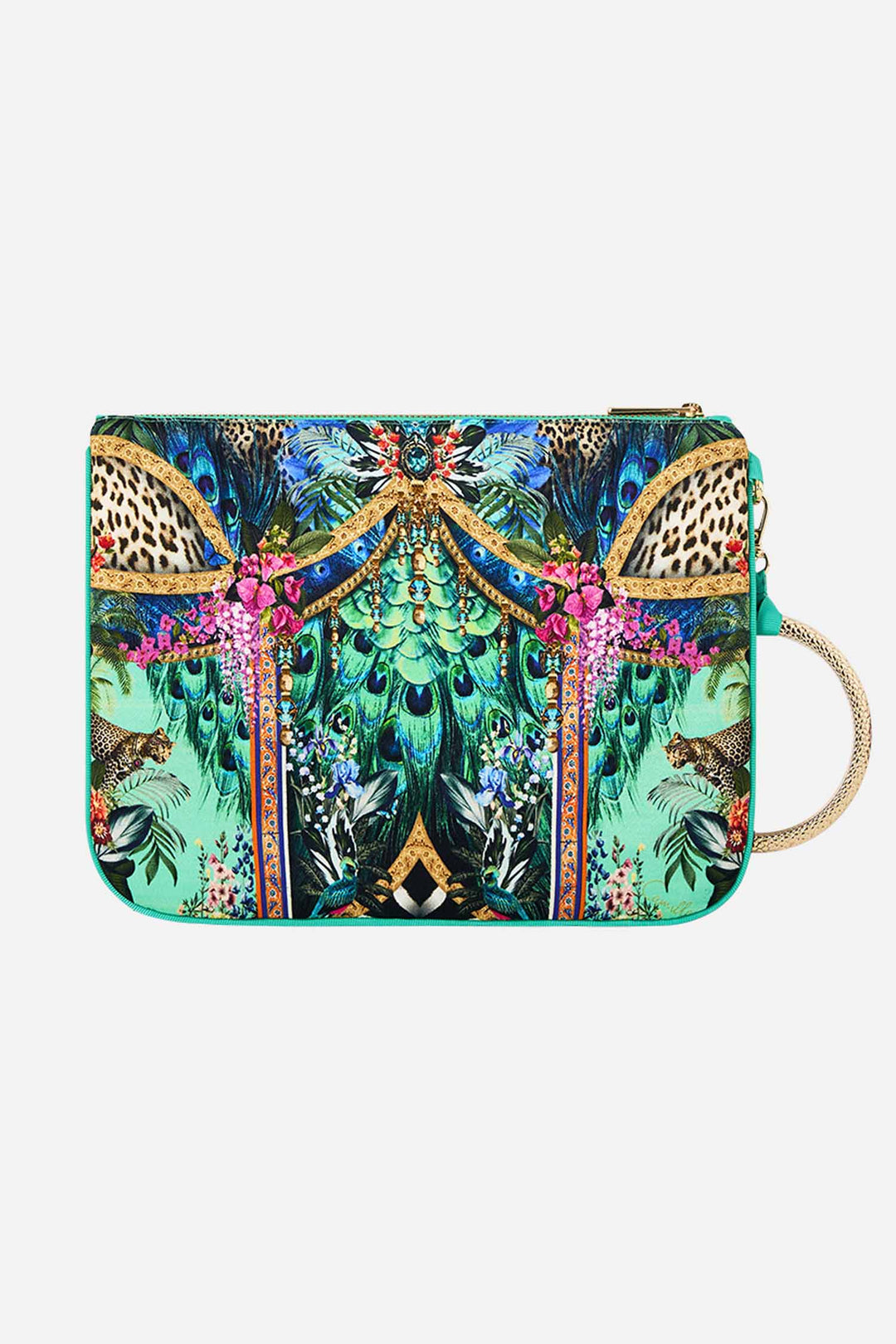 Ring Scarf Clutch in Animal Alchemy