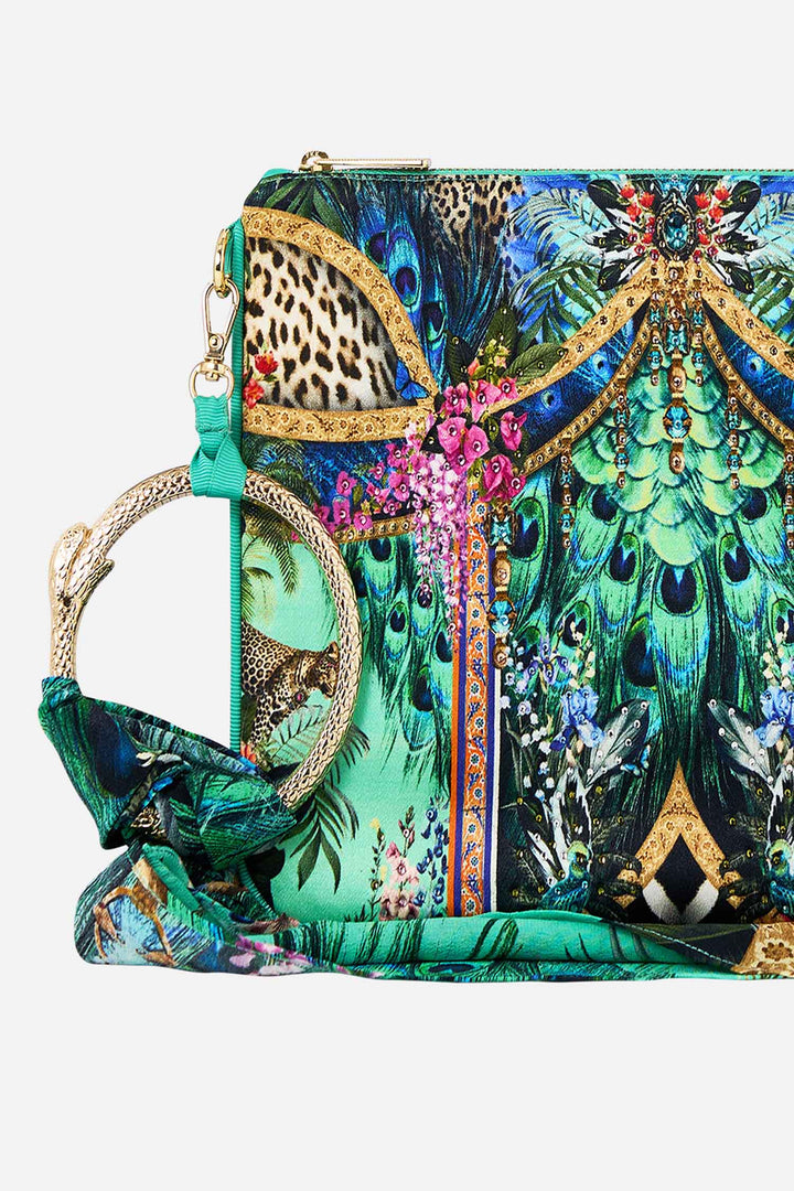 Ring Scarf Clutch in Animal Alchemy