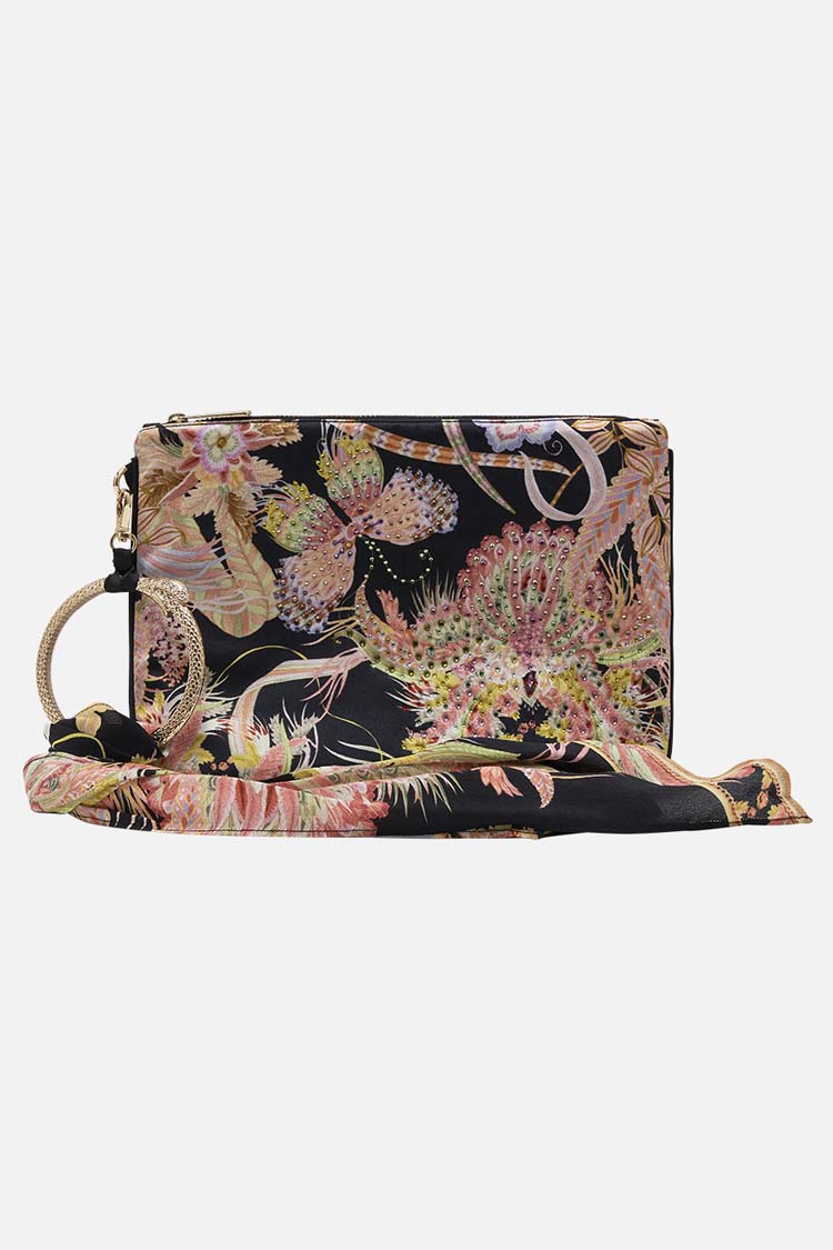 Ring Scarf Clutch in Lady of the Moon