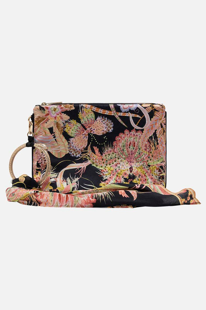 Ring Scarf Clutch in Lady of the Moon