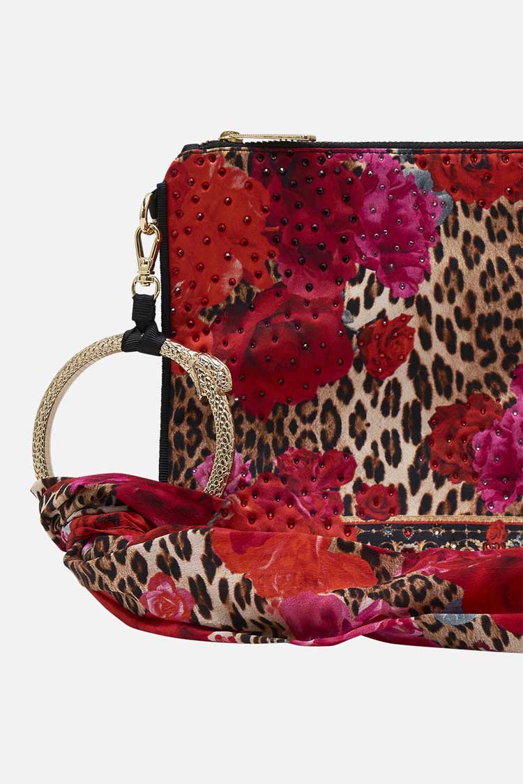 Ring Scarf Clutch in Heart Like a Wildflower