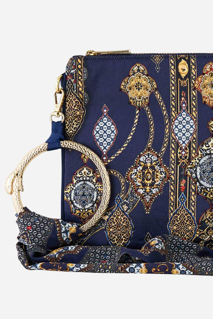Ring Scarf Clutch in The Imperial Gate