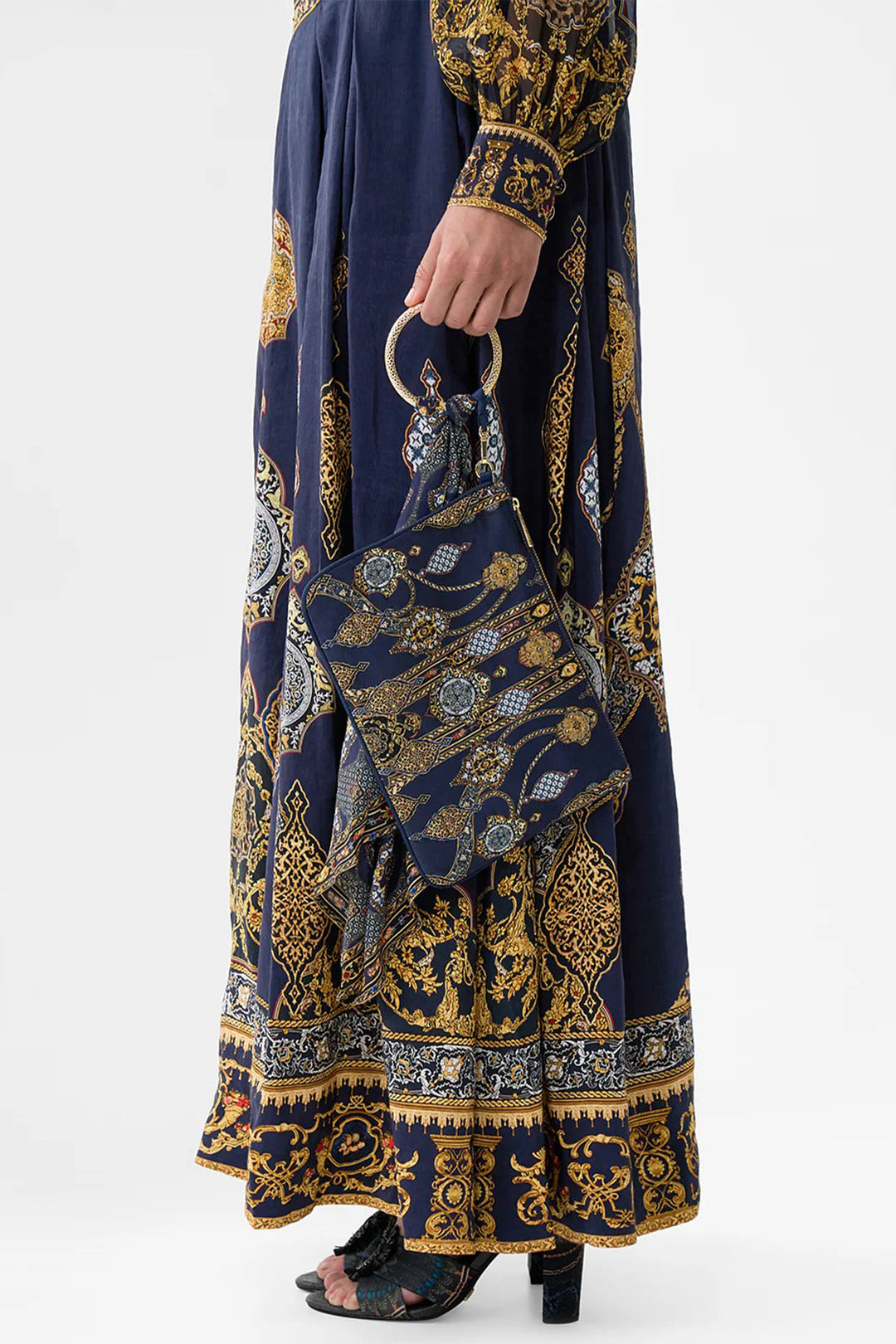 Ring Scarf Clutch in The Imperial Gate