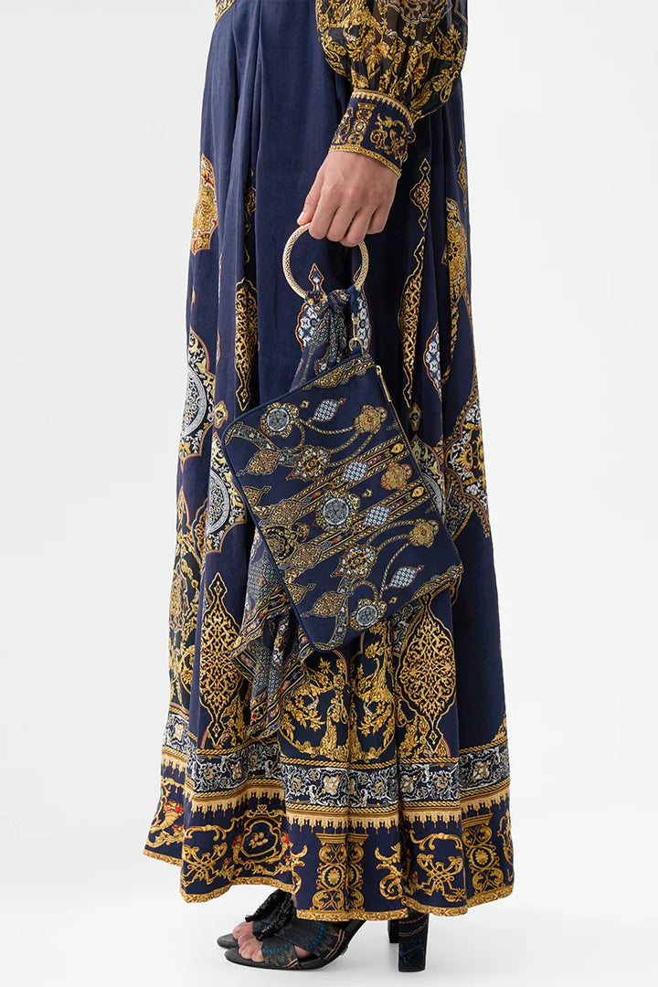 Ring Scarf Clutch in The Imperial Gate