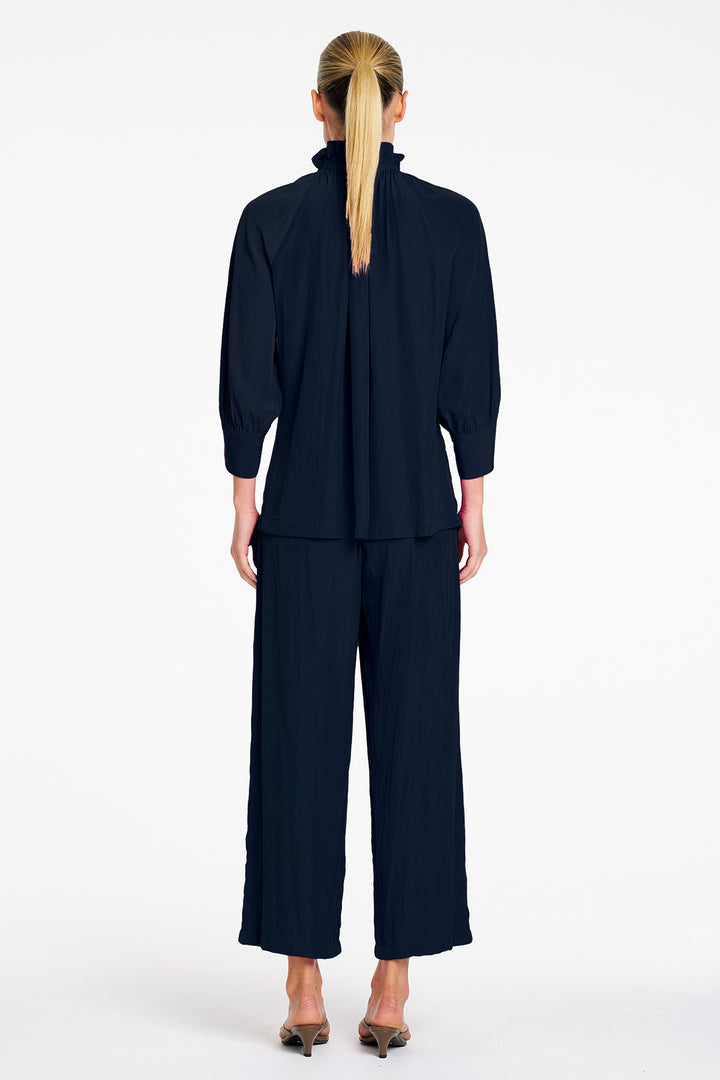 Roman Blouse in Navy