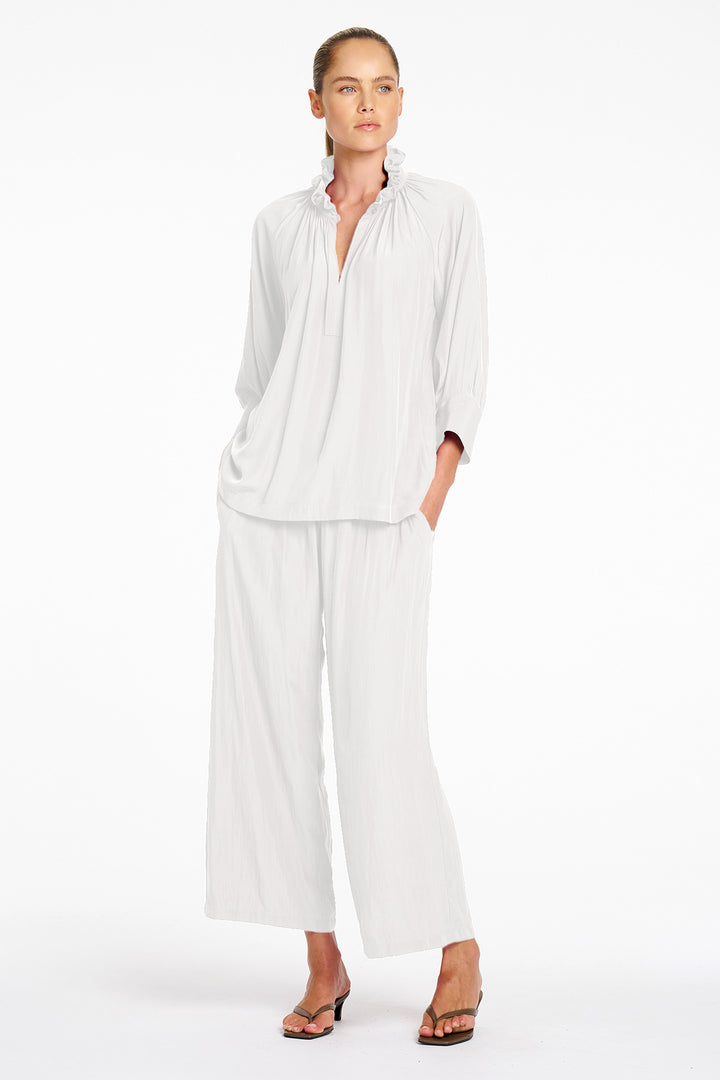 Roman Blouse in White