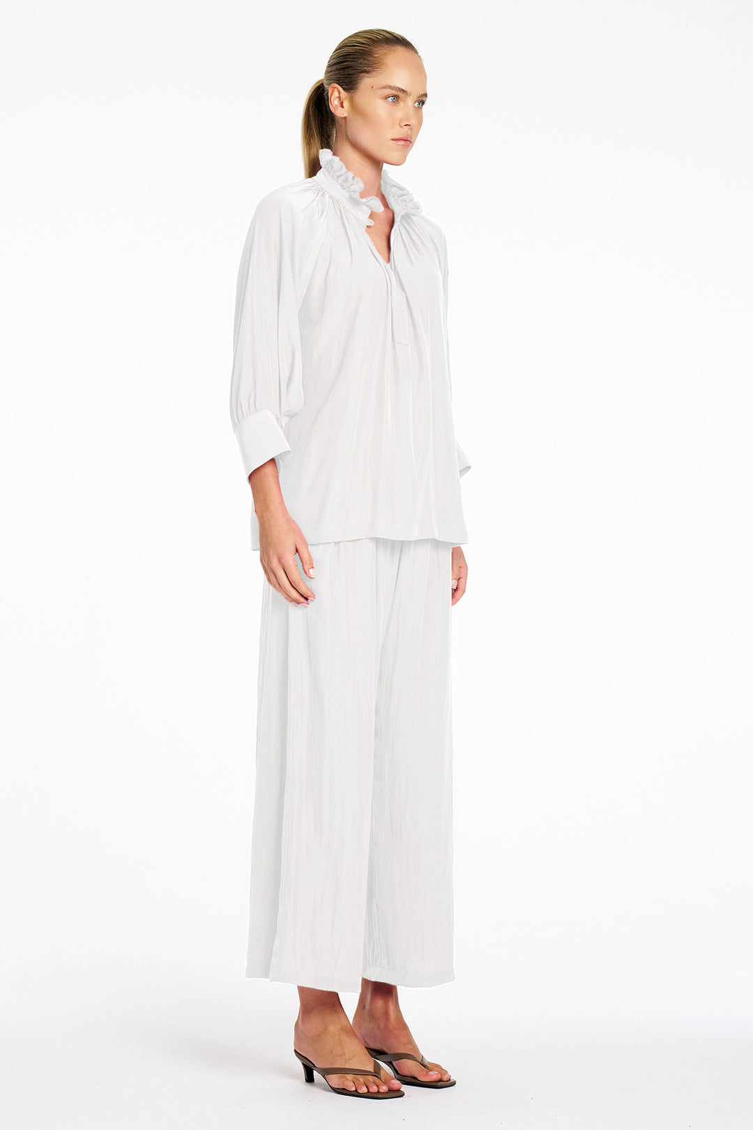 Roman Blouse in White