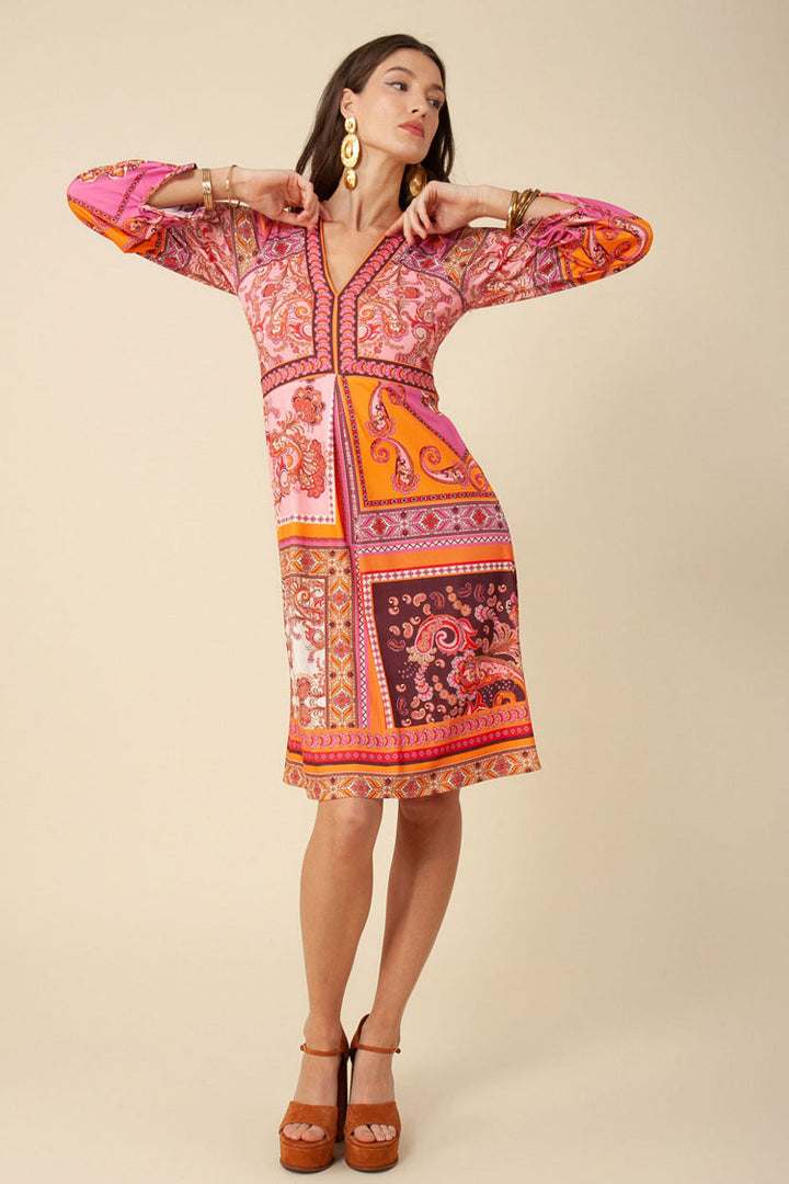 Rose Jersey Dress