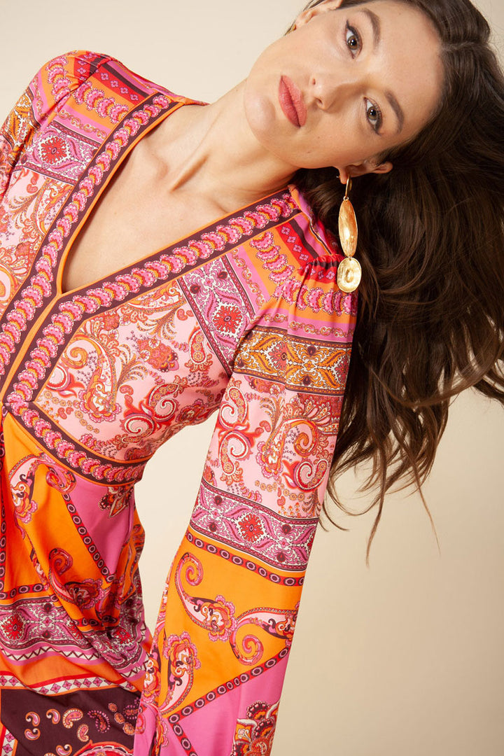 Rose Jersey Dress