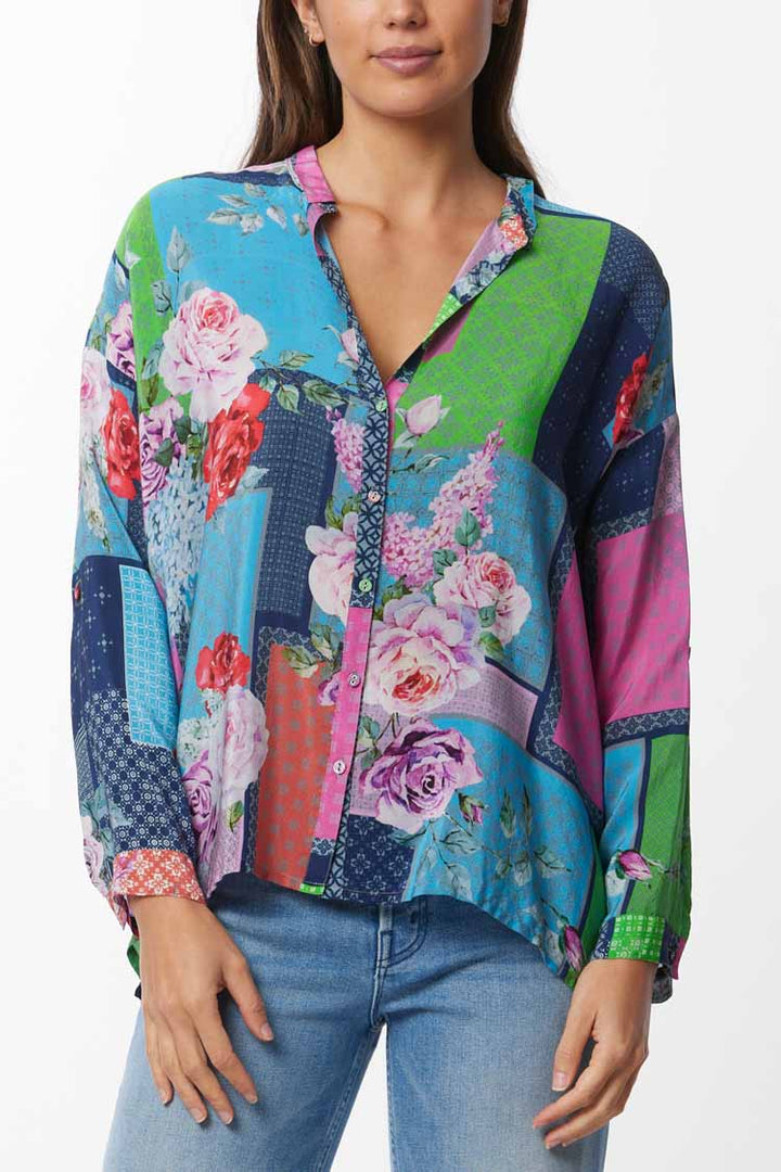 Rose Seline Button Down Shirt