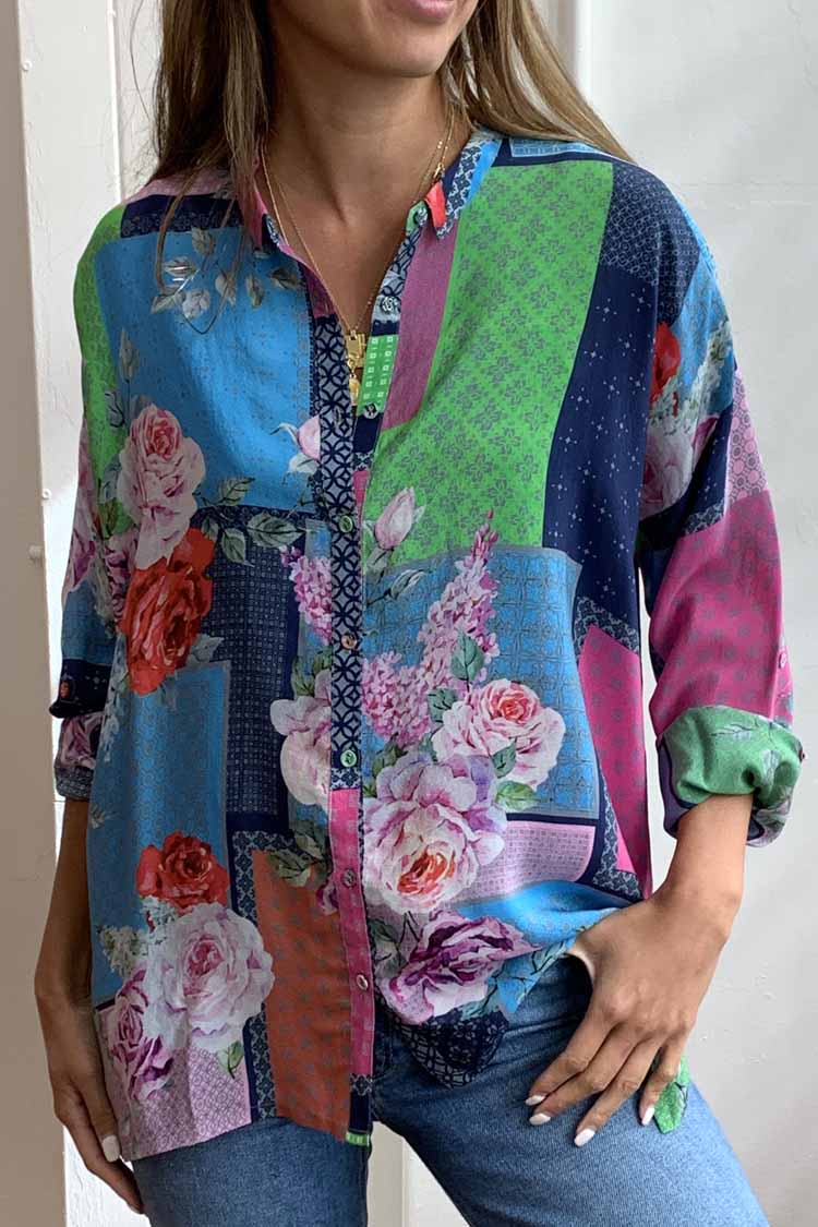 Rose Seline Button Down Shirt