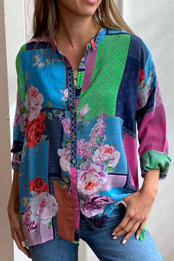 Rose Seline Button Down Shirt