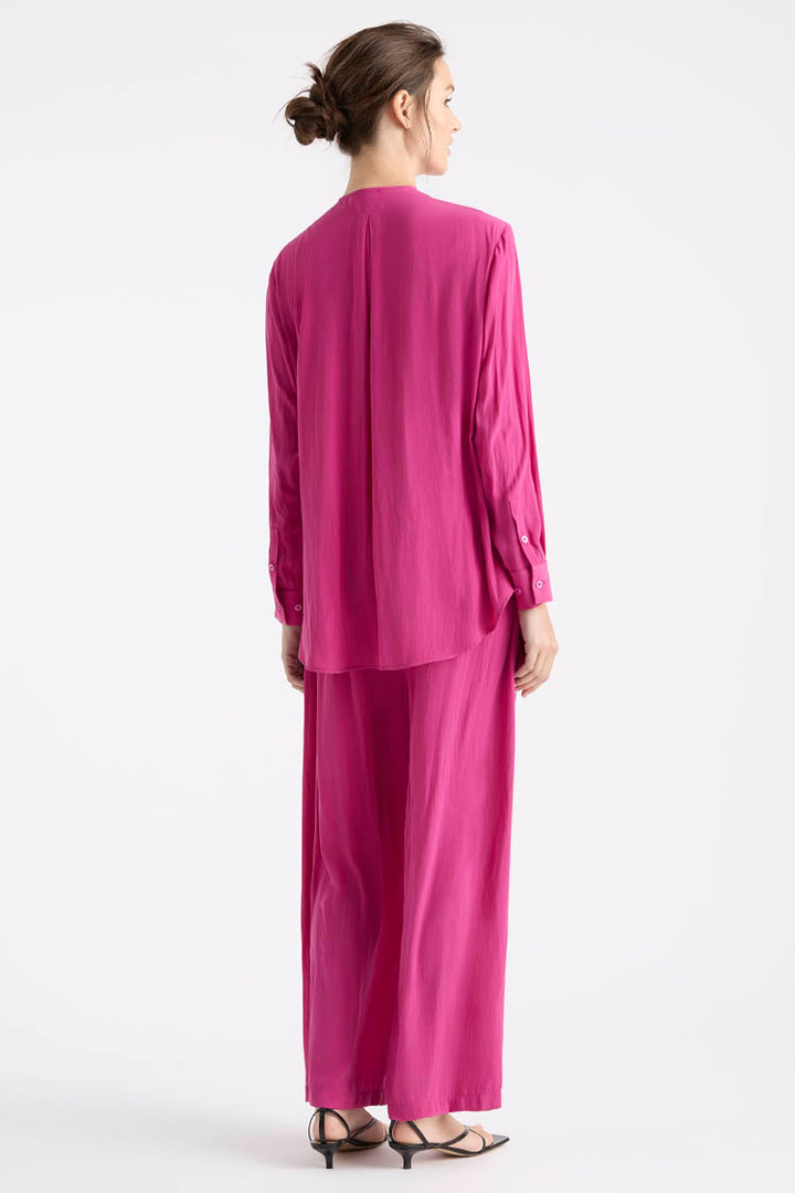 Rouched Blouse in Azalea