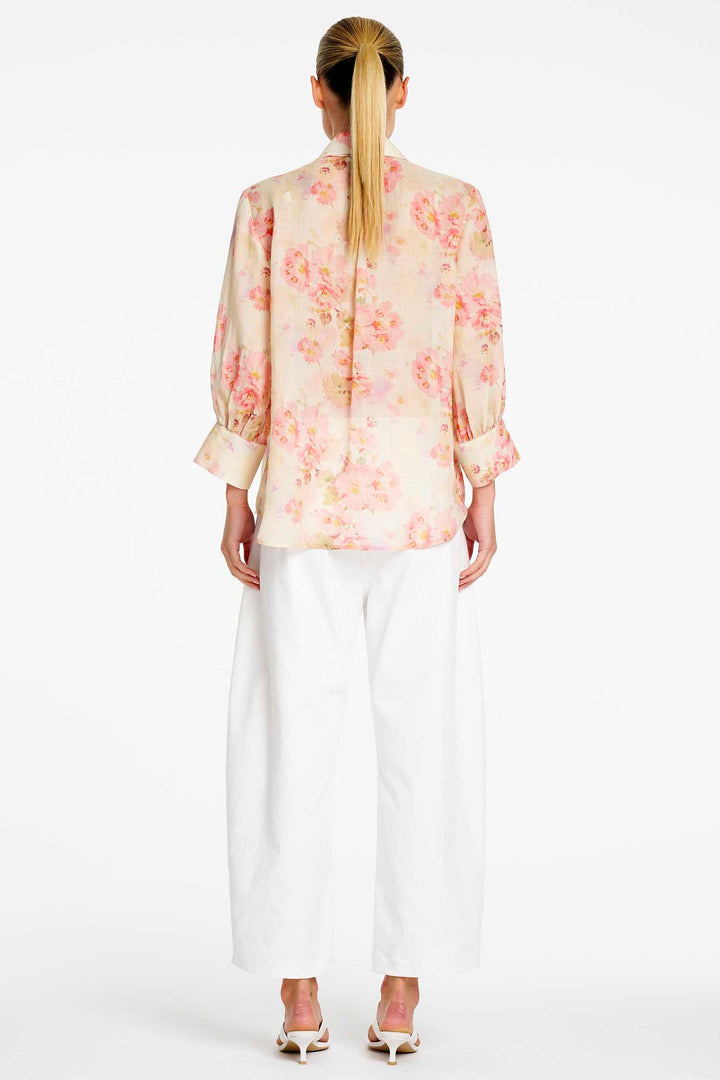 Ruffle Resort Top in Misty