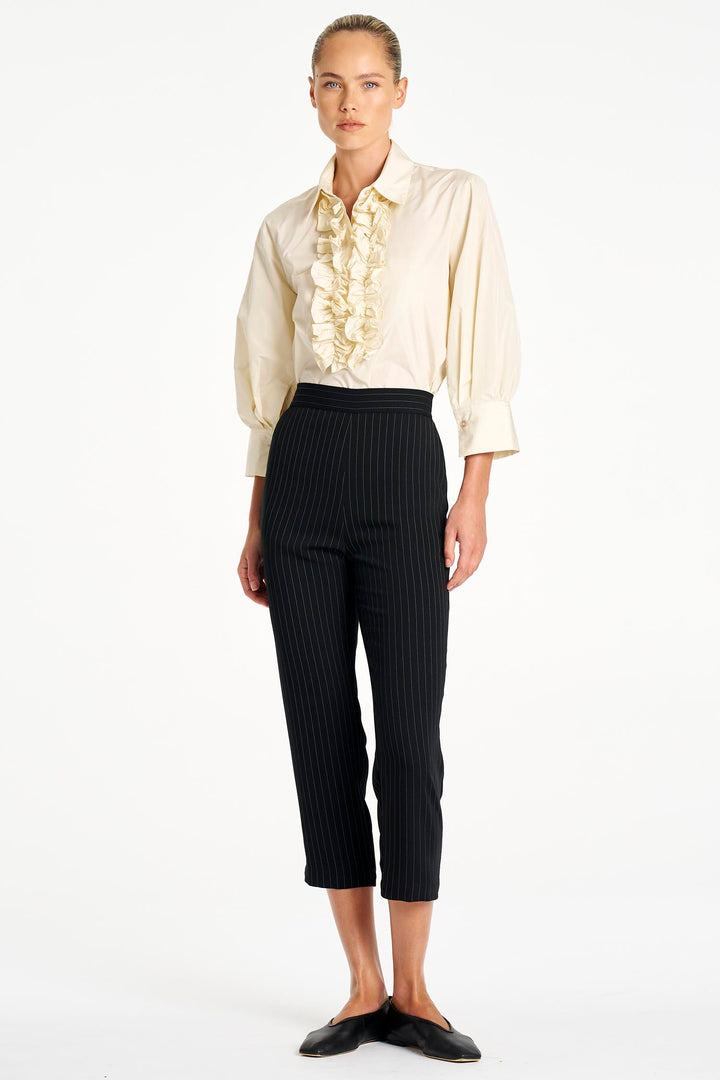 Ruffle Resort Top in Vanilla